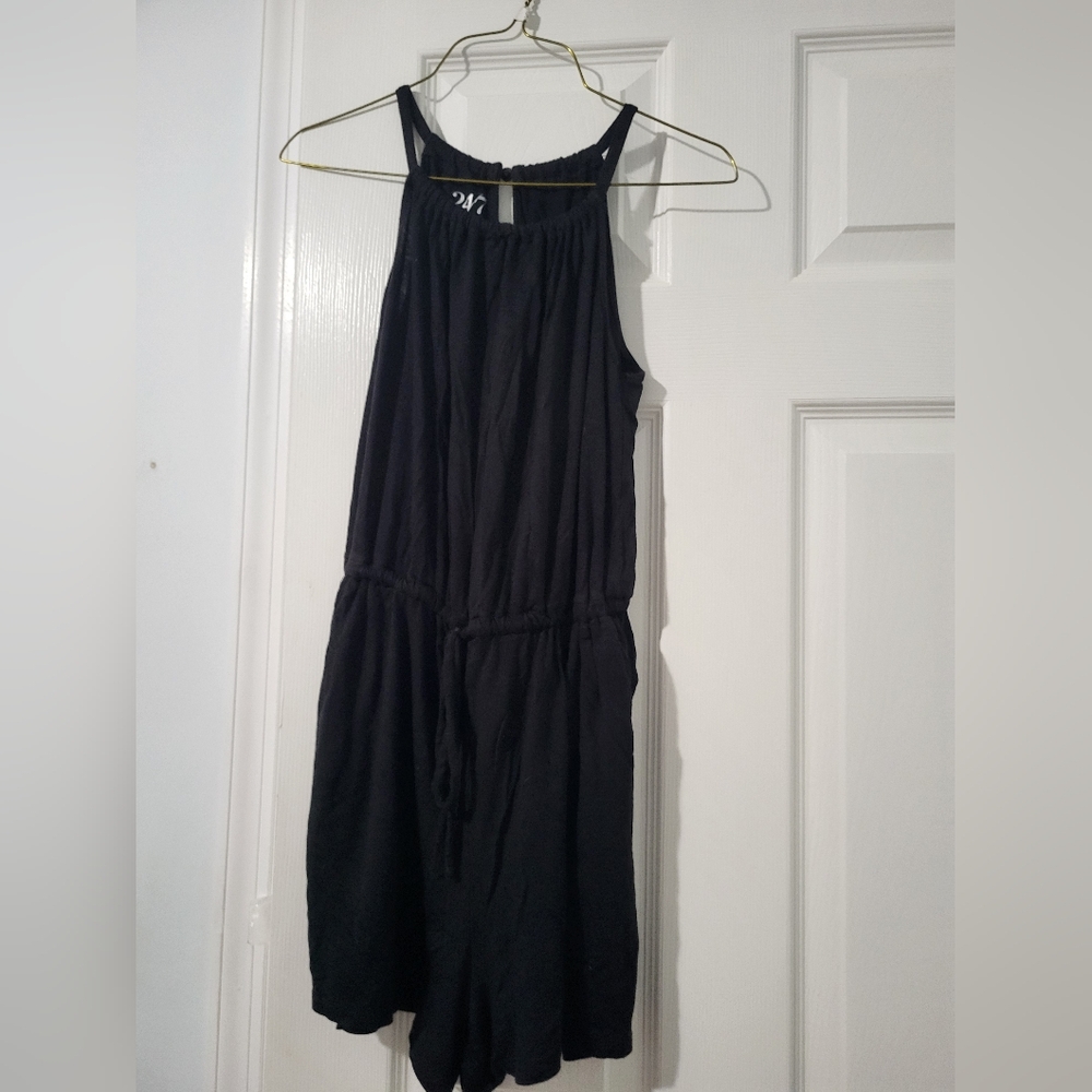 Xs black romper